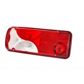 Rear lamp Left, License plate, AMP 1.5 side conn